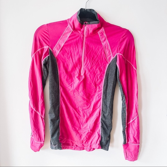 Pink and Gray MPG Sport Long Sleeve Pullover - Picture 1 of 6